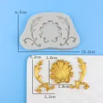 Baroque Shell silicone mould