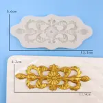 Classic European Embossed boarder silicone Mould style 3