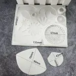 Daisy Sunflower with veiner silicone Mould