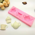 Teacup,Kettle,Cupcake - Silicone Mould
