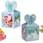 Small Christmas Snowman theme Gift Box (1 PACK = 7 PIECES) Style 5