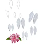 15 pcs Dahlia Flower petal veiner and cutter set (Copy)