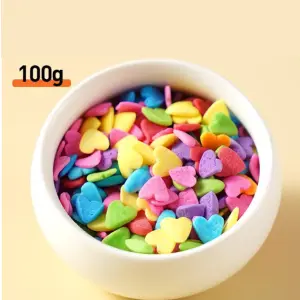 Colorful Heart confetti Sprinklers 100gm