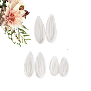Dahlia Sugar Flower Veiner Moulds
