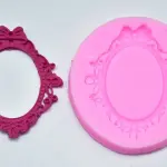 Mirror Fondant Cake Decorating Frame Bow Chocolate Mould