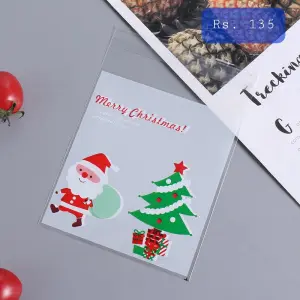Santa 100pcs Cookie Candy Sleeve