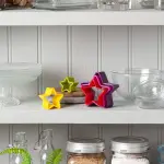 Star Biscuit/Cookie Cutters,Set of 5 Various Sizes