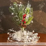 Star Tinsel Garlands with Wire Sparkly Star Garland for Christmas