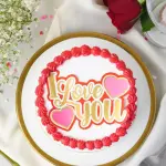 1 pcs I love you cake topper