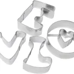 4pcs Love Cookie Cutter plunger set