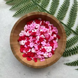 Heart shaped Edible Sprinklers 100gm