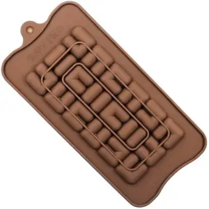Silicone Designer Chocolate Bar Mould - 100 Grams