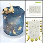 Moon and Star silicone Mould