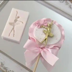 Cute Small Ballerina in Motion DIY 3D Silicone Mould