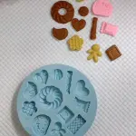 Donut Gingerbread Man Fondant Silicone Mould