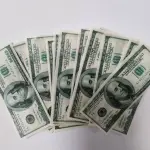 10 pcs edible Wafer Paper Dollar cake topper