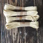 10m meters Light Yellow thread packaging bag packaging rope (1 pcs)