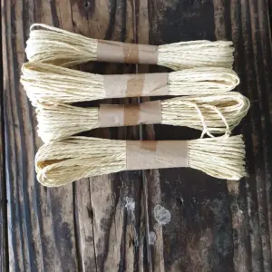 10m meters Light Yellow thread packaging bag packaging rope (1 pcs)
