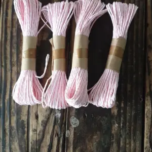 10m meters Baby Pink thread packaging bag packaging rope (1 pcs)