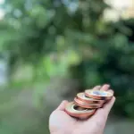 5mm * 10m meters Rose Gold Curling Ribbon packaging rope (1 pcs)
