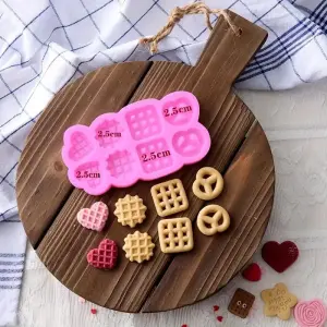 4 pcs Cupcake and ice cream plunger cutter set