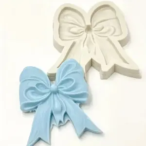 Baroque Vintage Bow Silicone Fondant Mould for Cake Decor