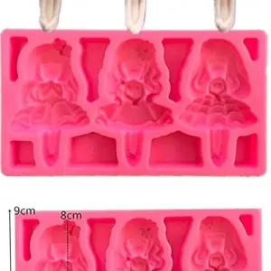 3D Cute Girl Princess Silicone Mould for Fondant