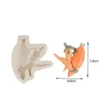 Carrot Silicone Mould for Fondant, Chocolate & Cake Decoration