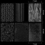 6 pcs Texture Sheet set style 2