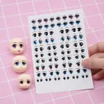 3D Eyes Stickers for Face Moulds | Self-Adhesive Doll Eyes Decals for Fondant