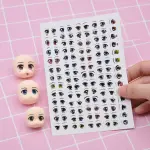 3D Eyes Stickers for Face Moulds | Self-Adhesive Doll Eyes Decals for Fondant