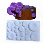 Lotus Leaf & Fungi Mushroom Silicone Mould for Fondant, Chocolate, Candle, Soap & Resin Crafts