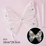 1 pcs Led Butterfly topper - White