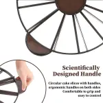 Round Cake Slice & Pie Slicer Marker, Cake Cutter Cake Divider, Cheesecake Cutter, Double Sided Cake Portion Marker, 10 or 12 Slices-Works for Cakes Up To 10-Inches Diameter