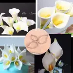 Stainless Steel Calla Lily Flower Cutter Set for Fondant & Gumpaste - 3 Pcs