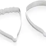 2 Pcs Hibiscus Flower Petal Cutter Set for Fondant & Gumpaste Decoration
