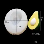 3D Avocado Silicone Mould for Cake Decoration, Candle & Chocolate Silicone Mold for Candy