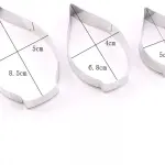 Stainless Steel Calla Lily Flower Cutter Set for Fondant & Gumpaste - 3 Pcs