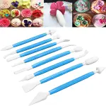 DIY Baking Tools,Eight Carving Pens Cake Sculpting Modeling Tools Removable Design for Decorate Fondant Cakes for Make Cakes with Various Patterns