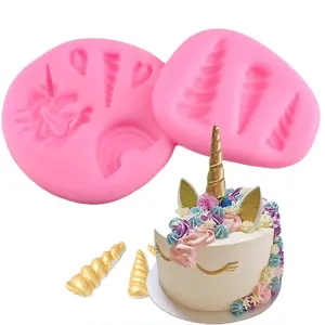 2pcs DIY Unicorn Candy Mould