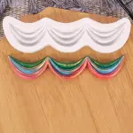 Vintage Wave Design Wedding Cake Border Decoration Silicone Mould