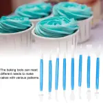 DIY Baking Tools,Eight Carving Pens Cake Sculpting Modeling Tools Removable Design for Decorate Fondant Cakes for Make Cakes with Various Patterns