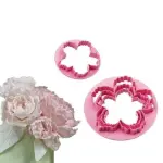 4Pcs/set Peony Durable Sugar Embosser Fondant Cake Mold Cutter Cookie Decorating Fandont Baking & Cake Tools Gift