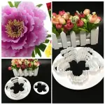 4Pcs/set Peony Durable Sugar Embosser Fondant Cake Mold Cutter Cookie Decorating Fandont Baking & Cake Tools Gift