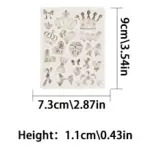 Creative Bow & Crown Design Multi-purpose Silicone Mould