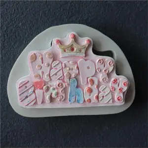 Happy Birthday Crown & Candle Shaped Silicone Mould