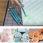 4 PCS Pottery Tools,Fondant Cake Decorating Ball Model,Clay Sculpting Tool Set,Polymer Clay Ball Stylus Dotting Tools