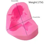 3D sleeping Mermaid Design DIY Silicone Mould