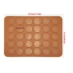 Macaron Silicone Baking Mat - 30 Cavity