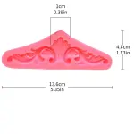 3D Vintage Baroque Crown Style Silicone Mould For Cake Border Decoration,Diy Jewelry And Crafts Making